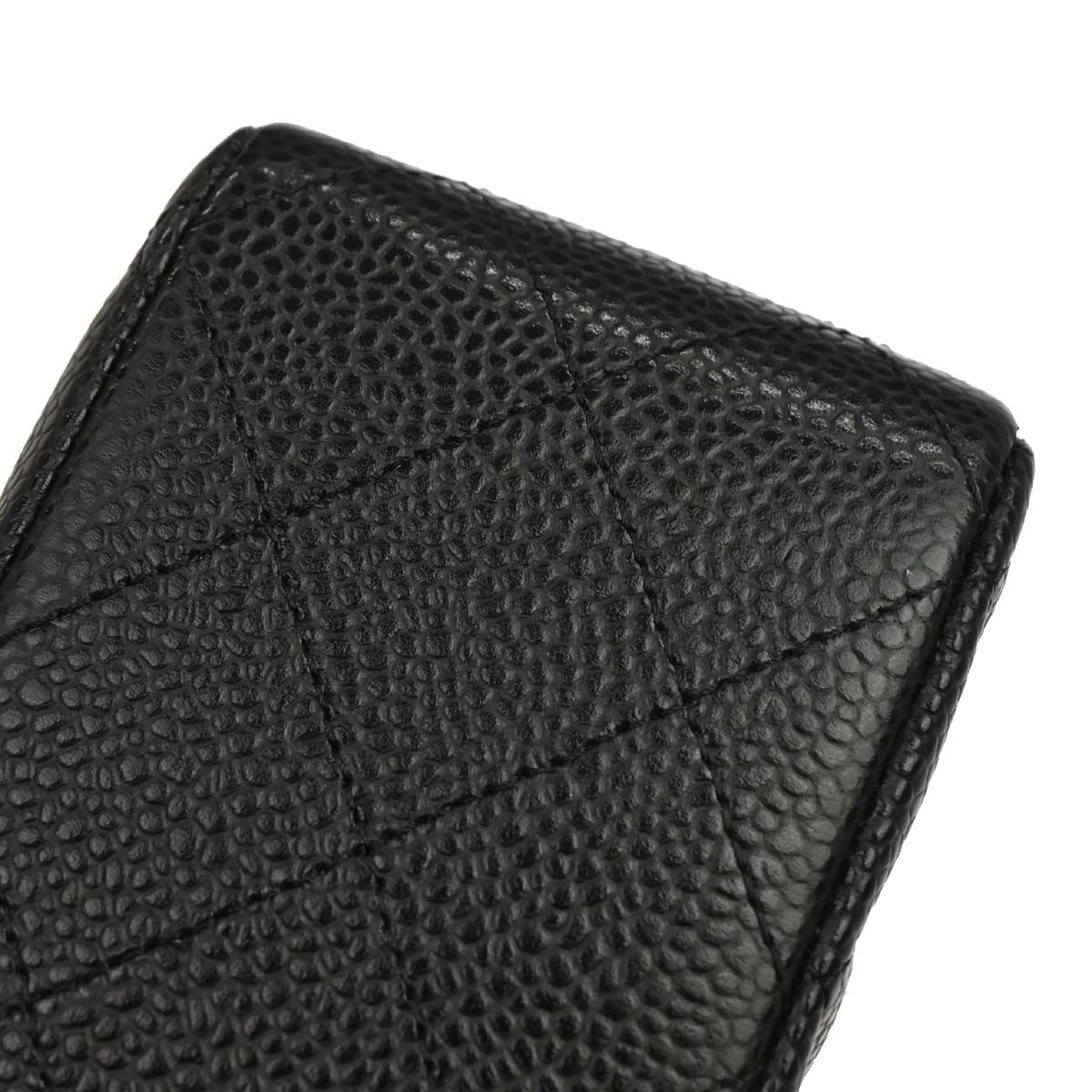 Chanel Black Calfskin Medium Classic Double Flap Shoulder Bag