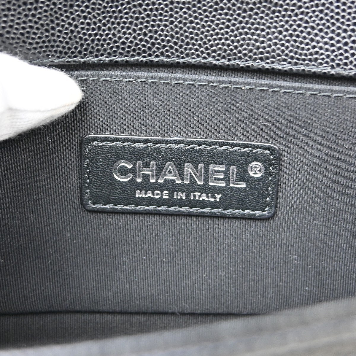 Chanel Boy Black Calfskin Small Chain Shoulder Bag