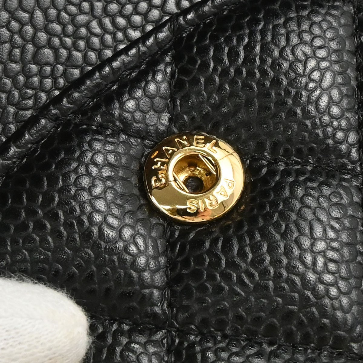 Chanel Black Calfskin Medium Classic Double Flap Shoulder Bag