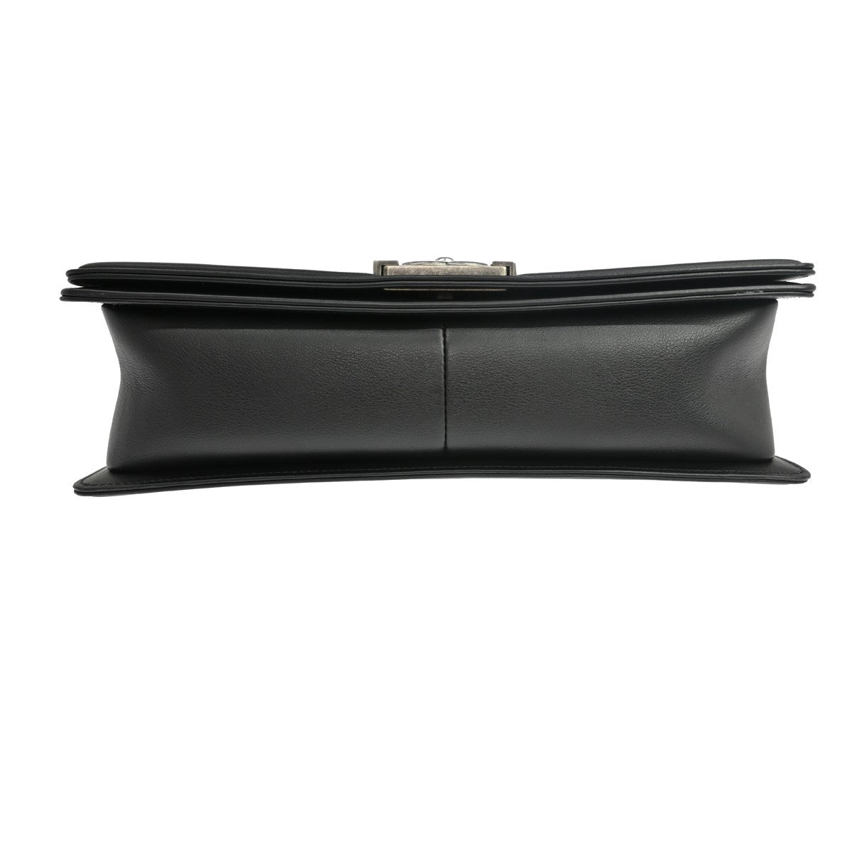 Chanel Boy Black Lambskin New Medium Shoulder Bag