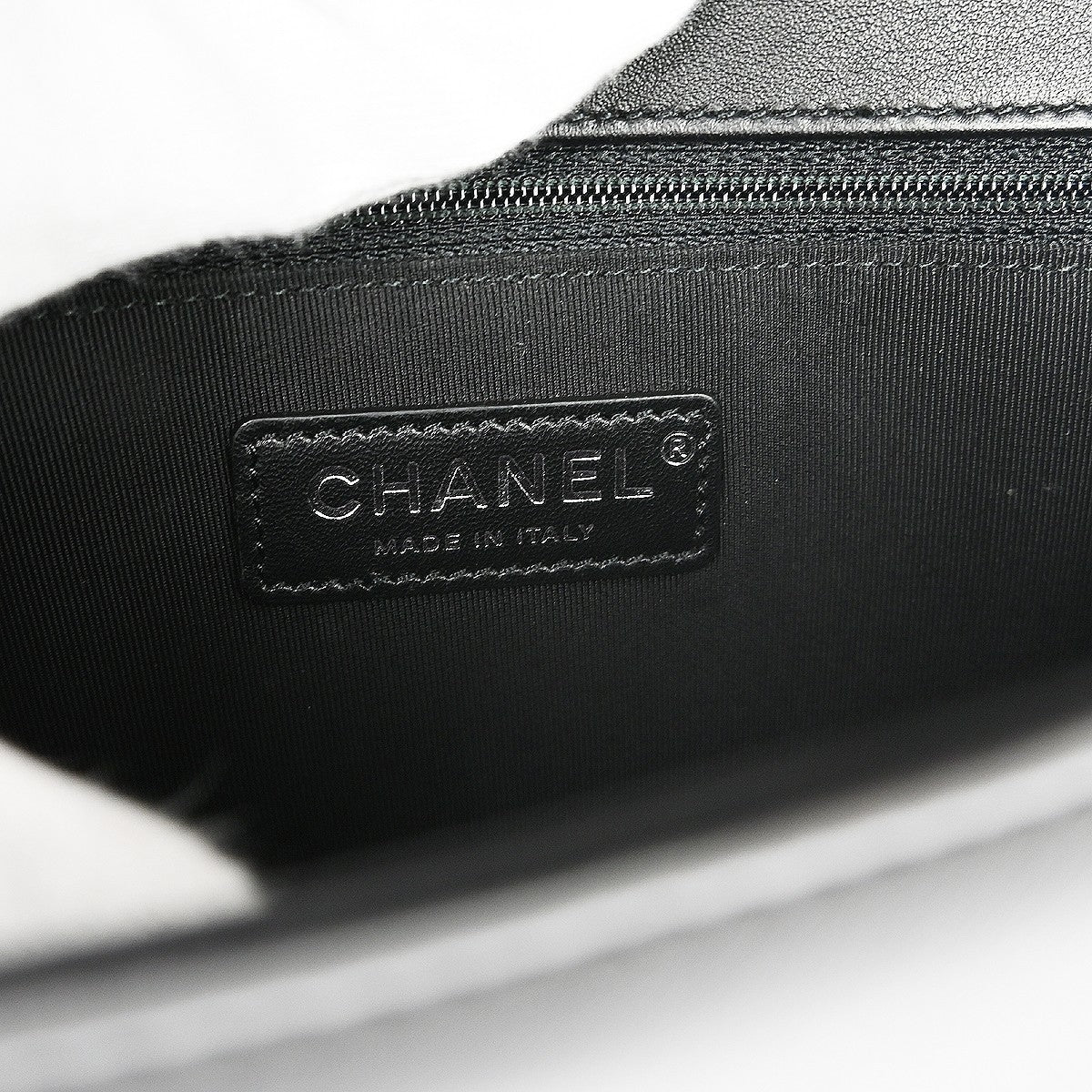 Chanel Boy Black Lambskin New Medium Shoulder Bag