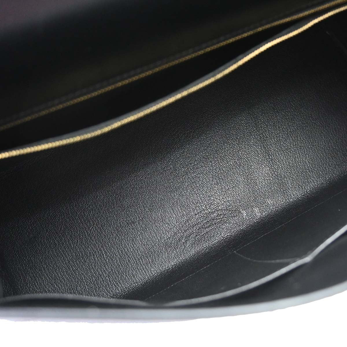 Hermès Black Box Calf Kelly 35 Retourne 2way Handbag