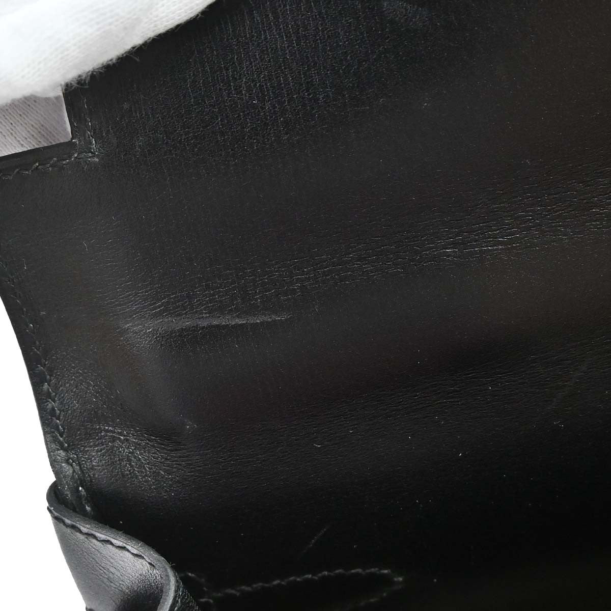 Hermès Black Box Calf Kelly 35 Retourne 2way Handbag