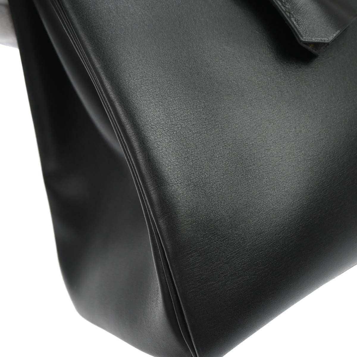 Hermès Black Box Calf Kelly 35 Retourne 2way Handbag