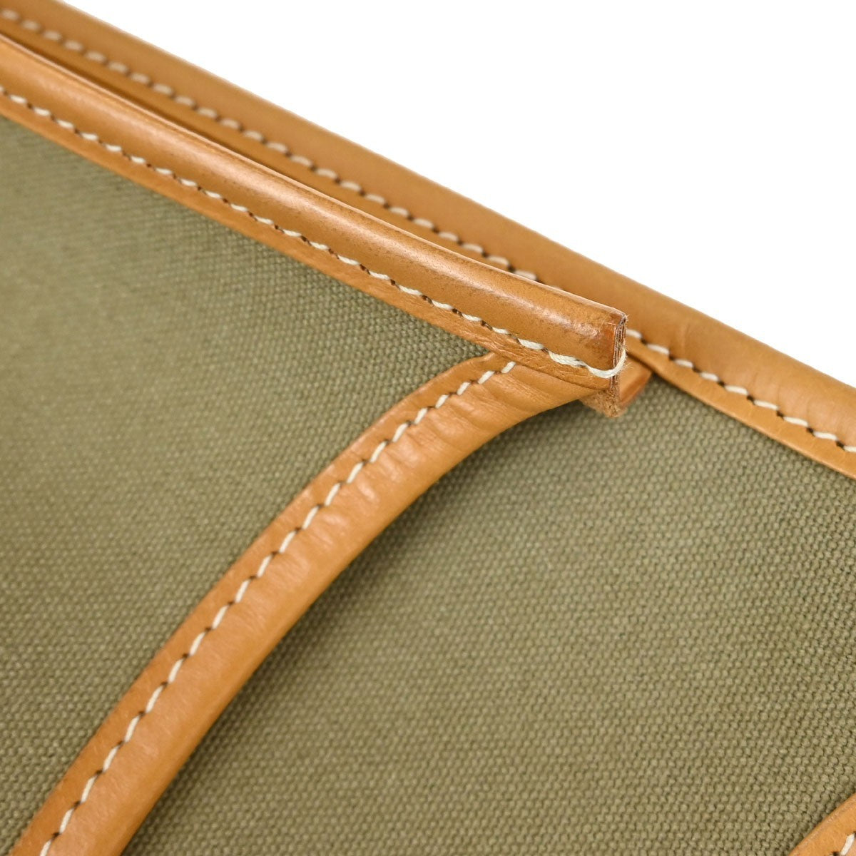 Hermès Natural Khaki Barenia Toile Officier Evelyne 2 29 PM