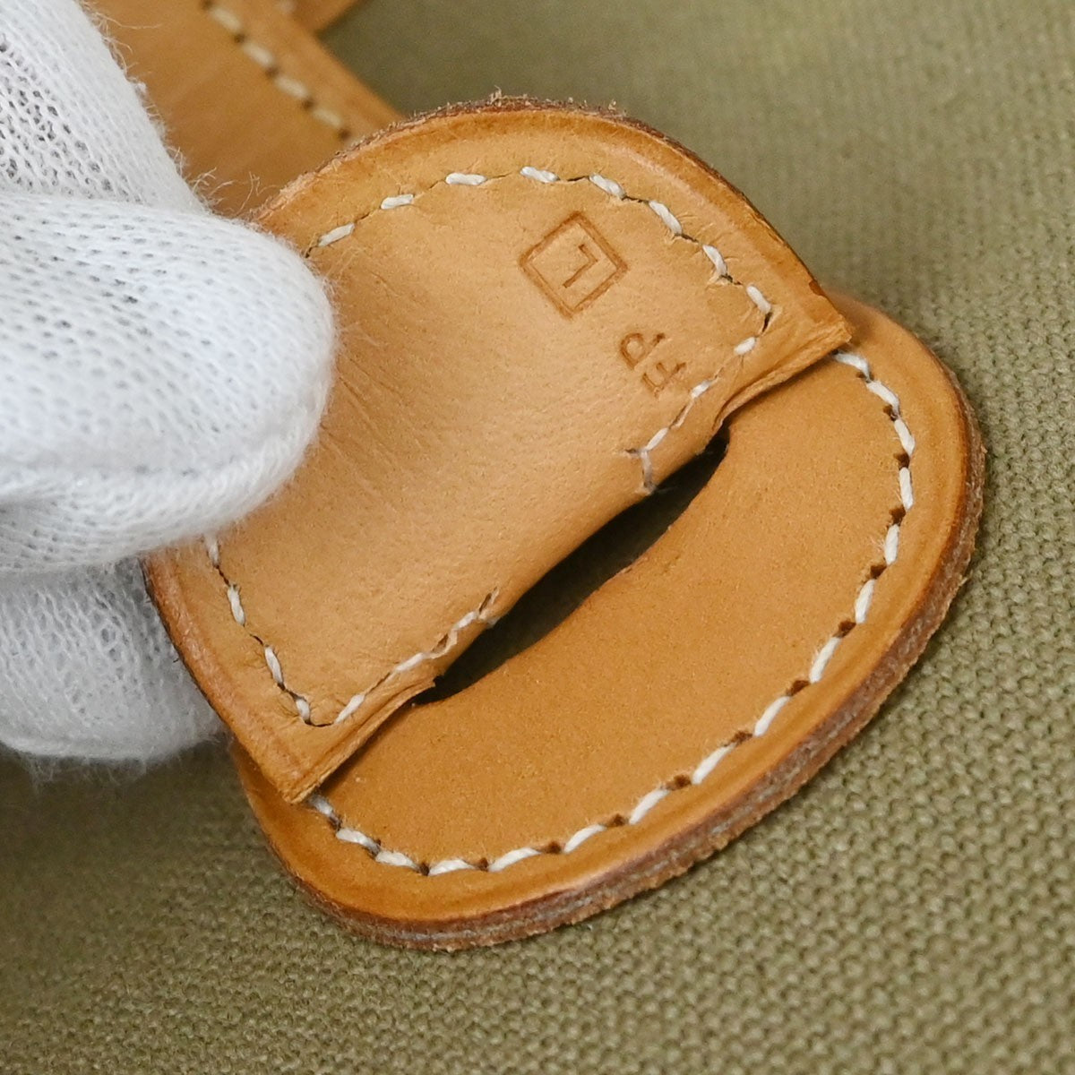 Hermès Natural Khaki Barenia Toile Officier Evelyne 2 29 PM