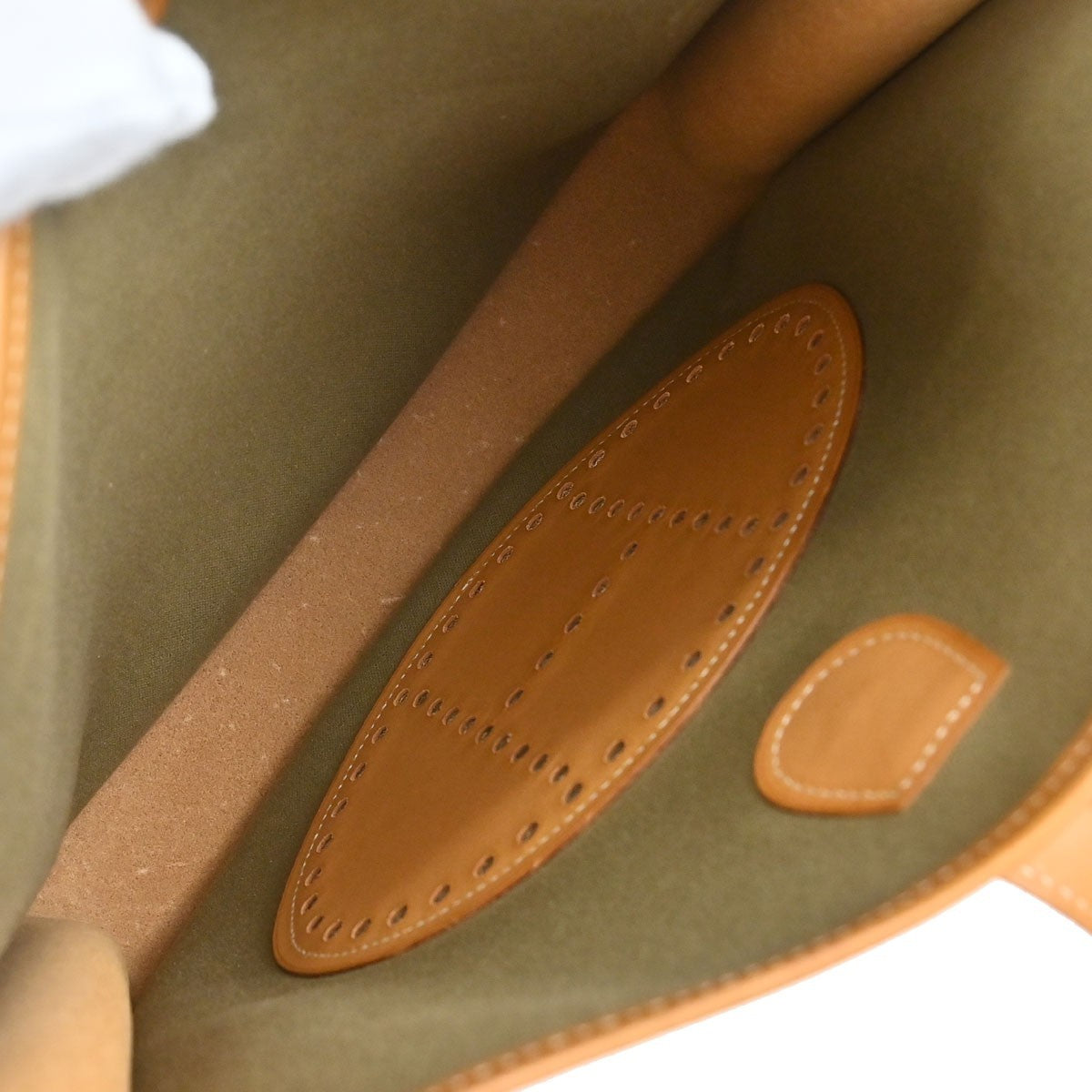 Hermès Natural Khaki Barenia Toile Officier Evelyne 2 29 PM
