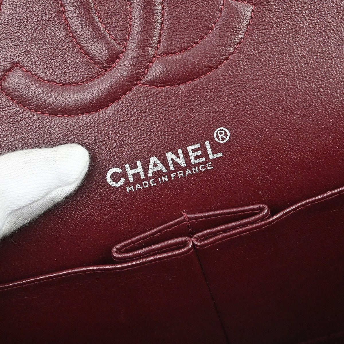 Chanel Black Lambskin Medium Classic Double Flap Shoulder Bag