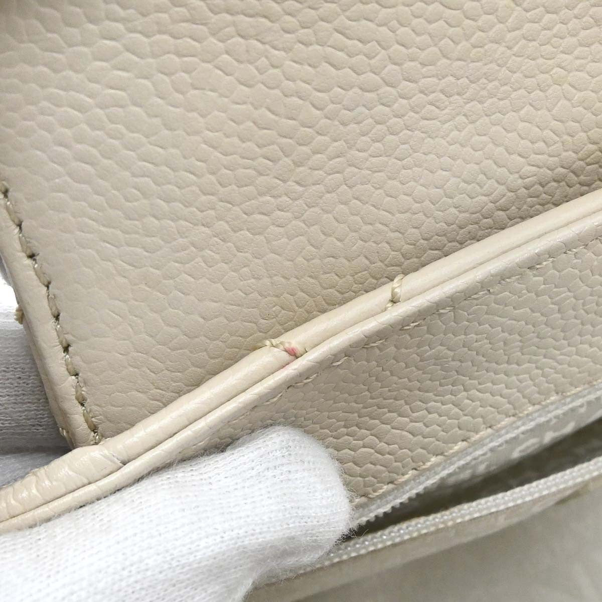 Chanel Off-white Calfskin Mademoiselle Lock Handbag