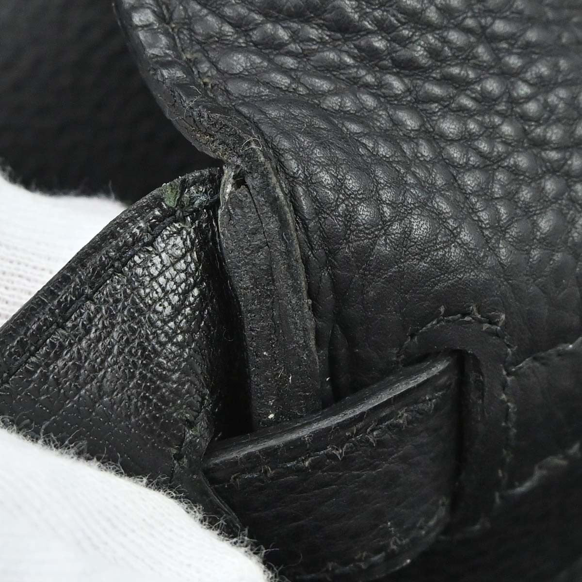 Hermès Black Togo Kelly A Dos GM Backpack