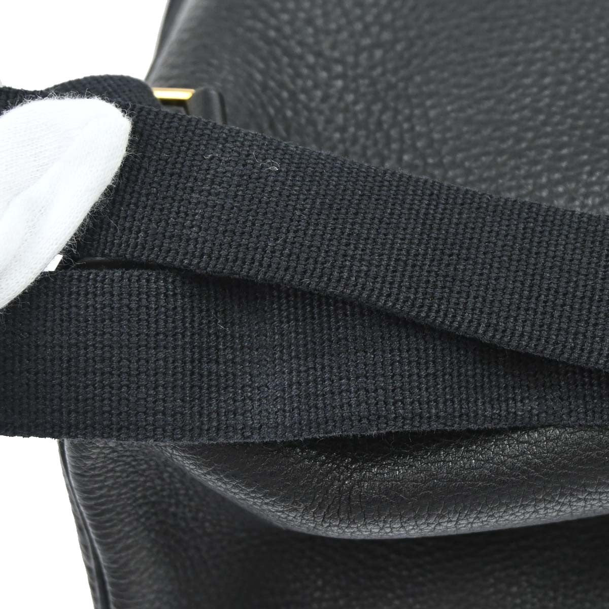 Hermès Black Togo Kelly A Dos GM Backpack