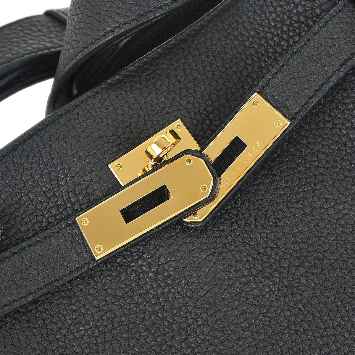 Hermès Black Togo So Kelly 22 Shoulder Bag