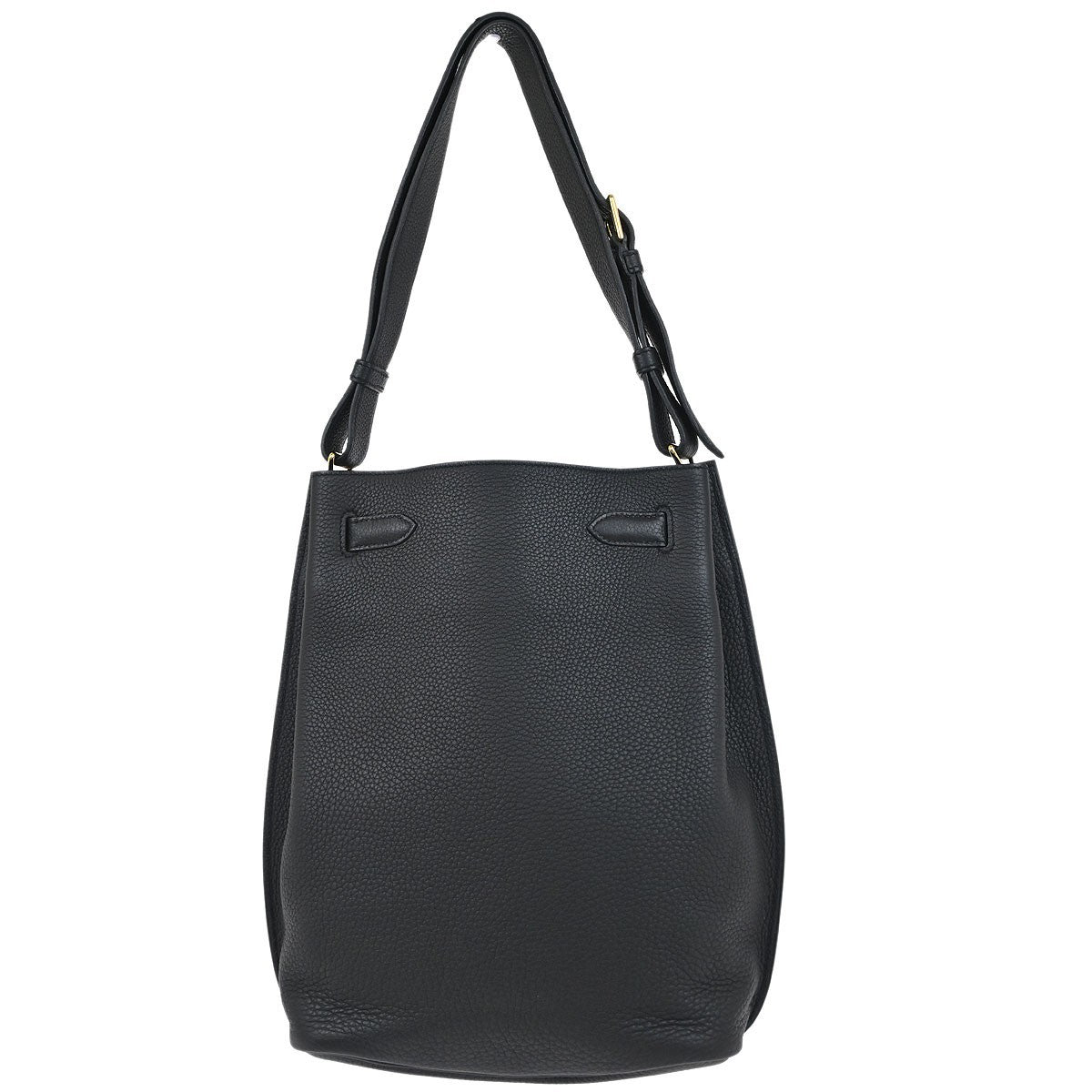 Hermès Black Togo So Kelly 22 Shoulder Bag