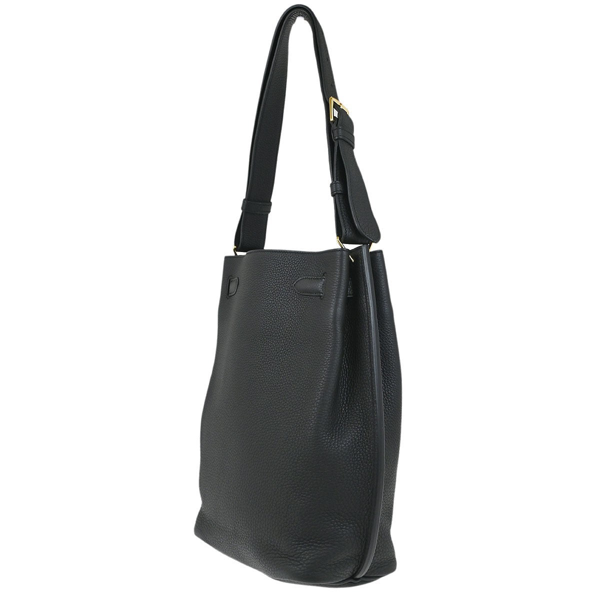 Hermès Black Togo So Kelly 22 Shoulder Bag