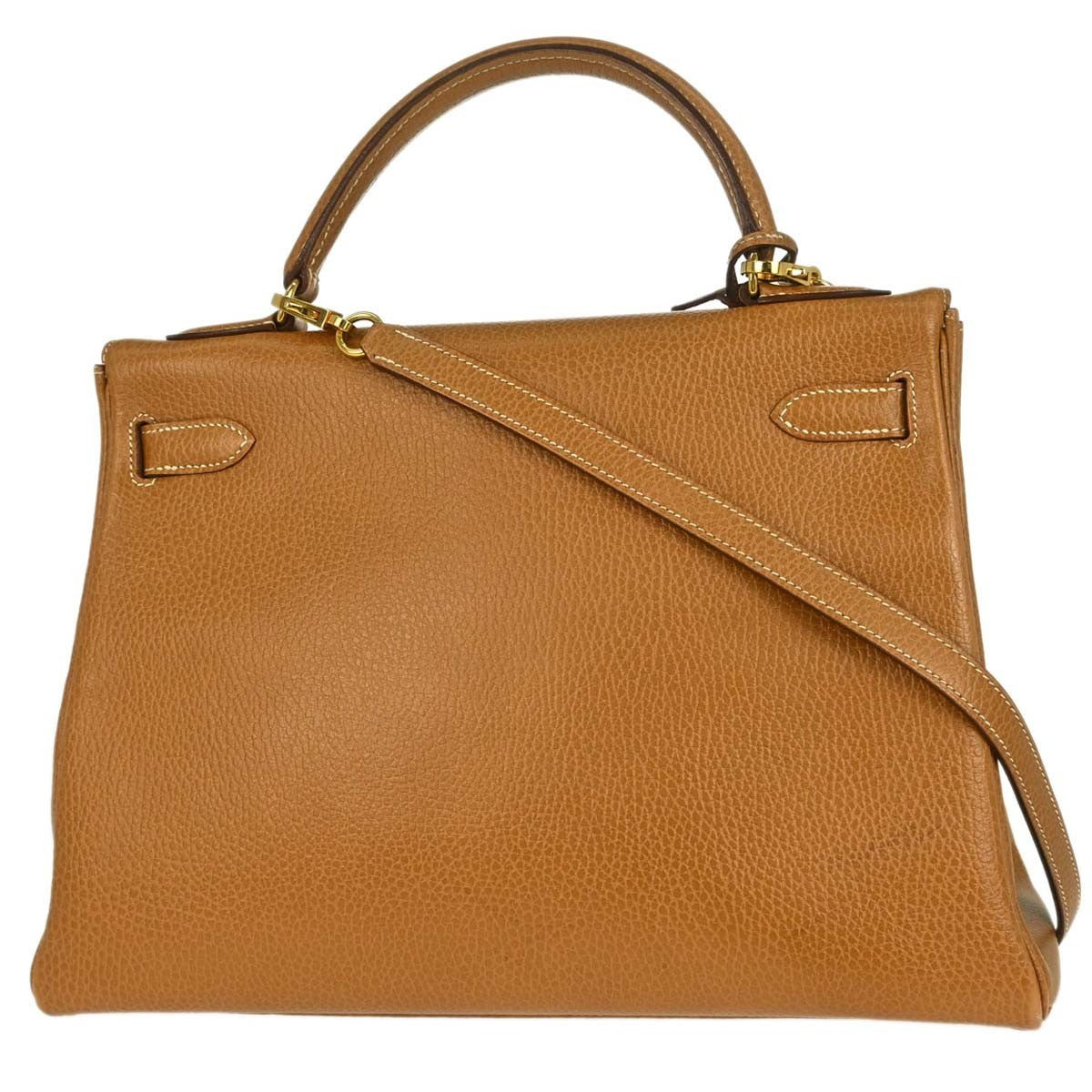 Hermès Natural Ardennes Kelly 32 Retourne 2way Handbag