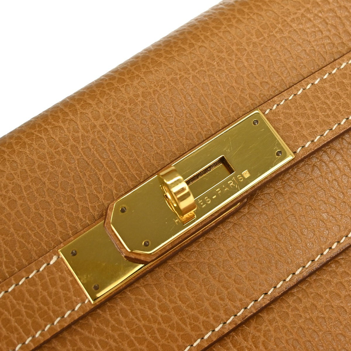 Hermès Natural Ardennes Kelly 32 Retourne 2way Handbag