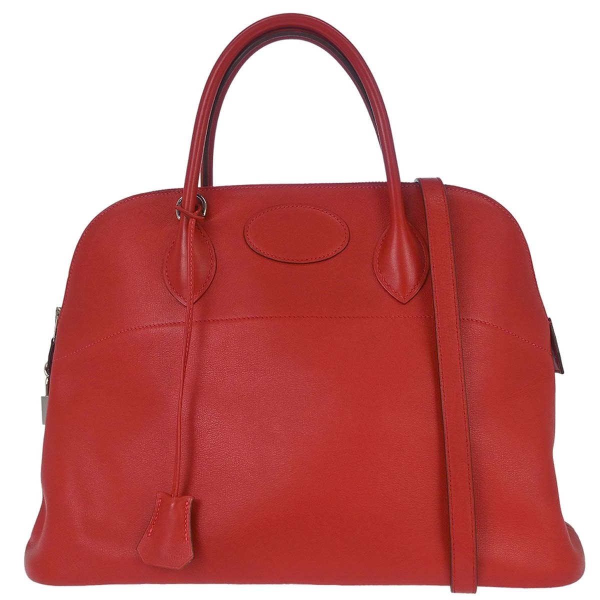 Hermès Vermilion Swift Bolide 35 2way Handbag