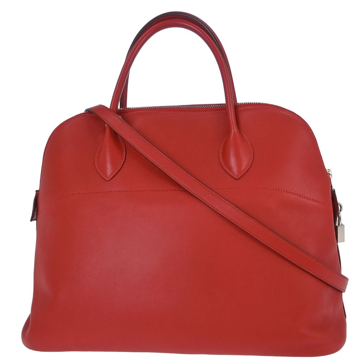 Hermès Vermilion Swift Bolide 35 2way Handbag