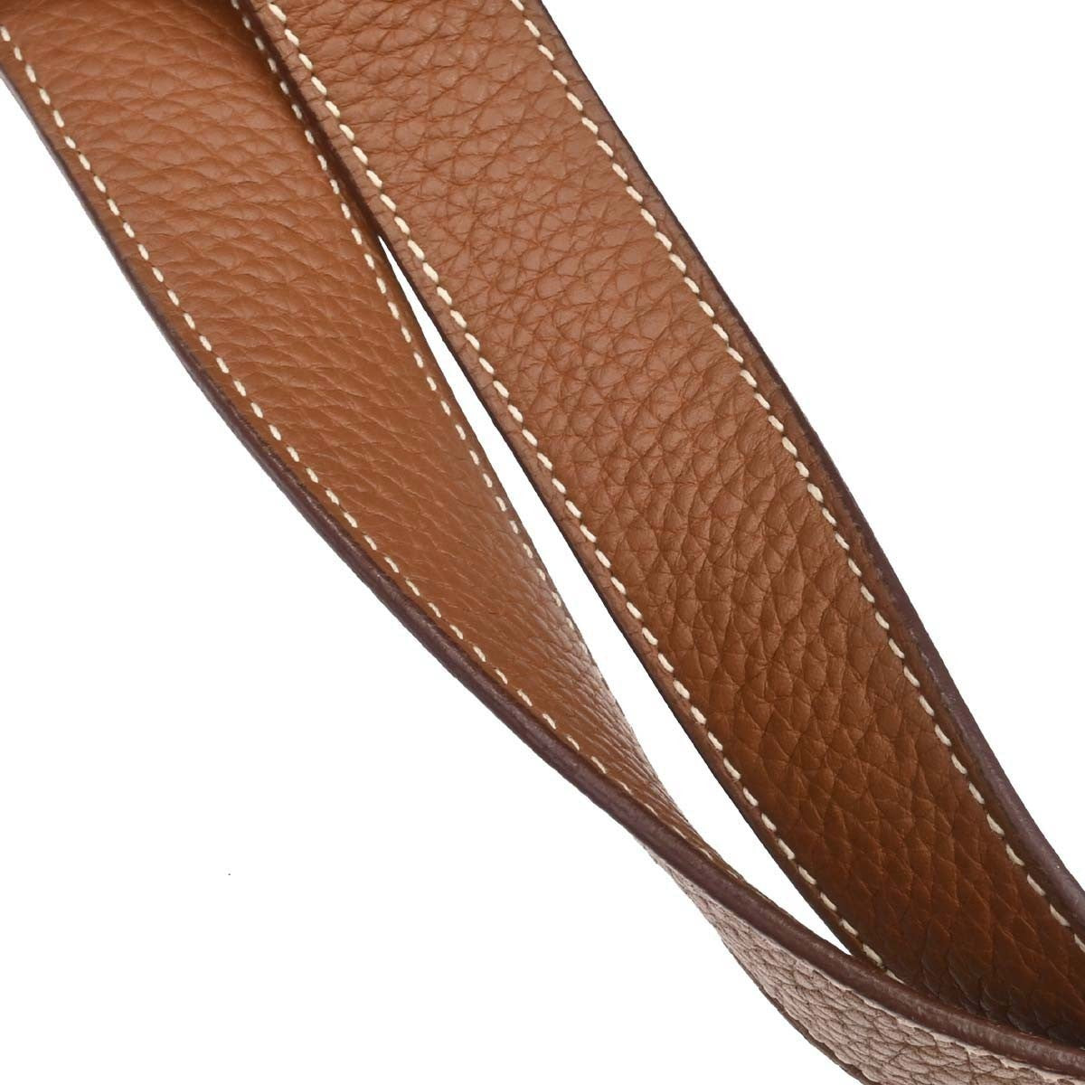 Hermès Gold Taurillon Clemence Picotin Lock 22 MM Handbag