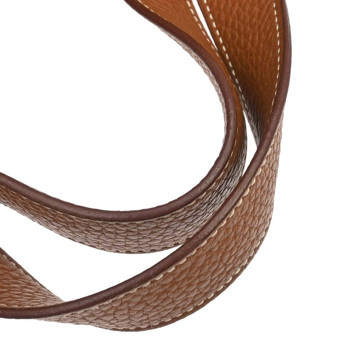 Hermès Gold Taurillon Clemence Picotin Lock 22 MM Handbag