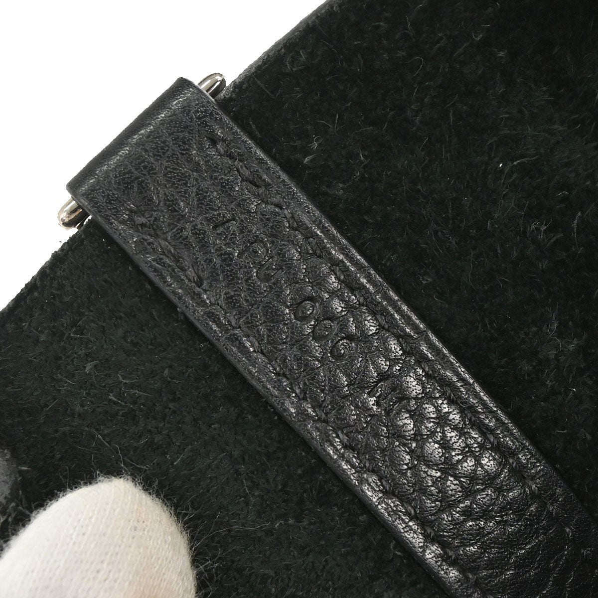 Hermès Black Taurillon Clemence Picotin Lock 18 PM Handbag