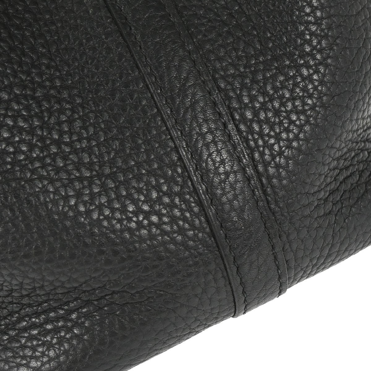 Hermès Black Taurillon Clemence Picotin Lock 18 PM Handbag