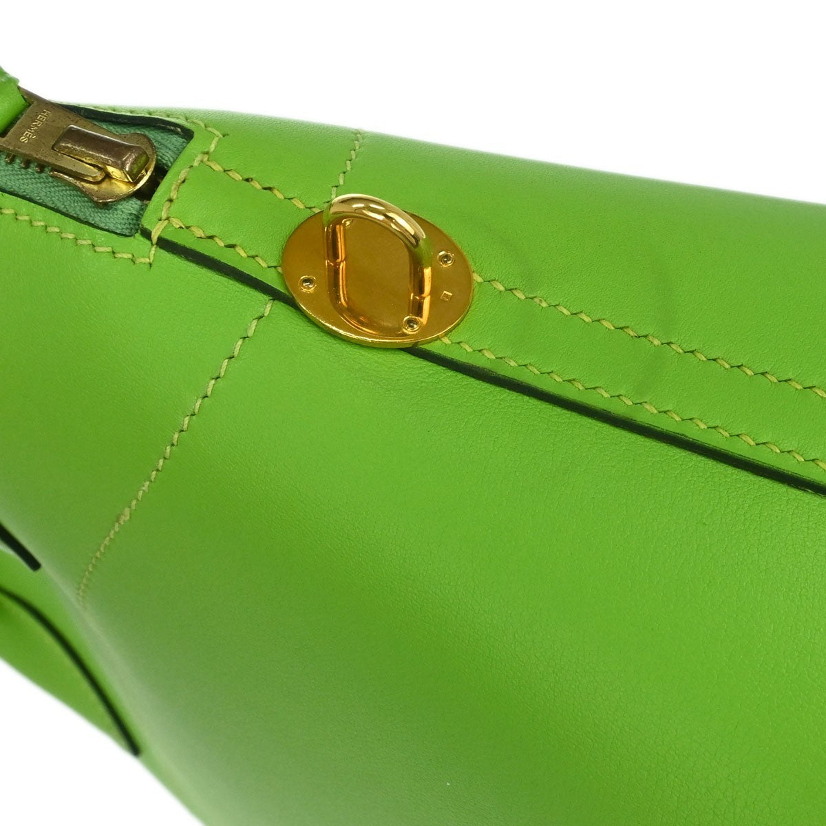 Hermès Apple Green Gulliver Bolide 31 2way Handbag