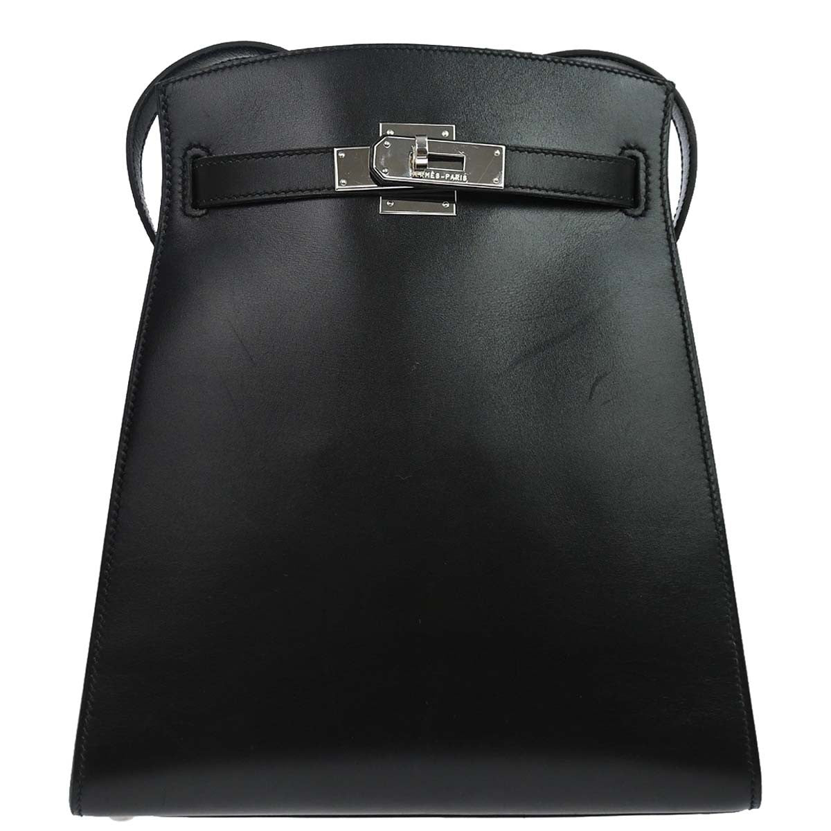 Hermès Black Box Calf Kelly Sport MM Shoulder Bag