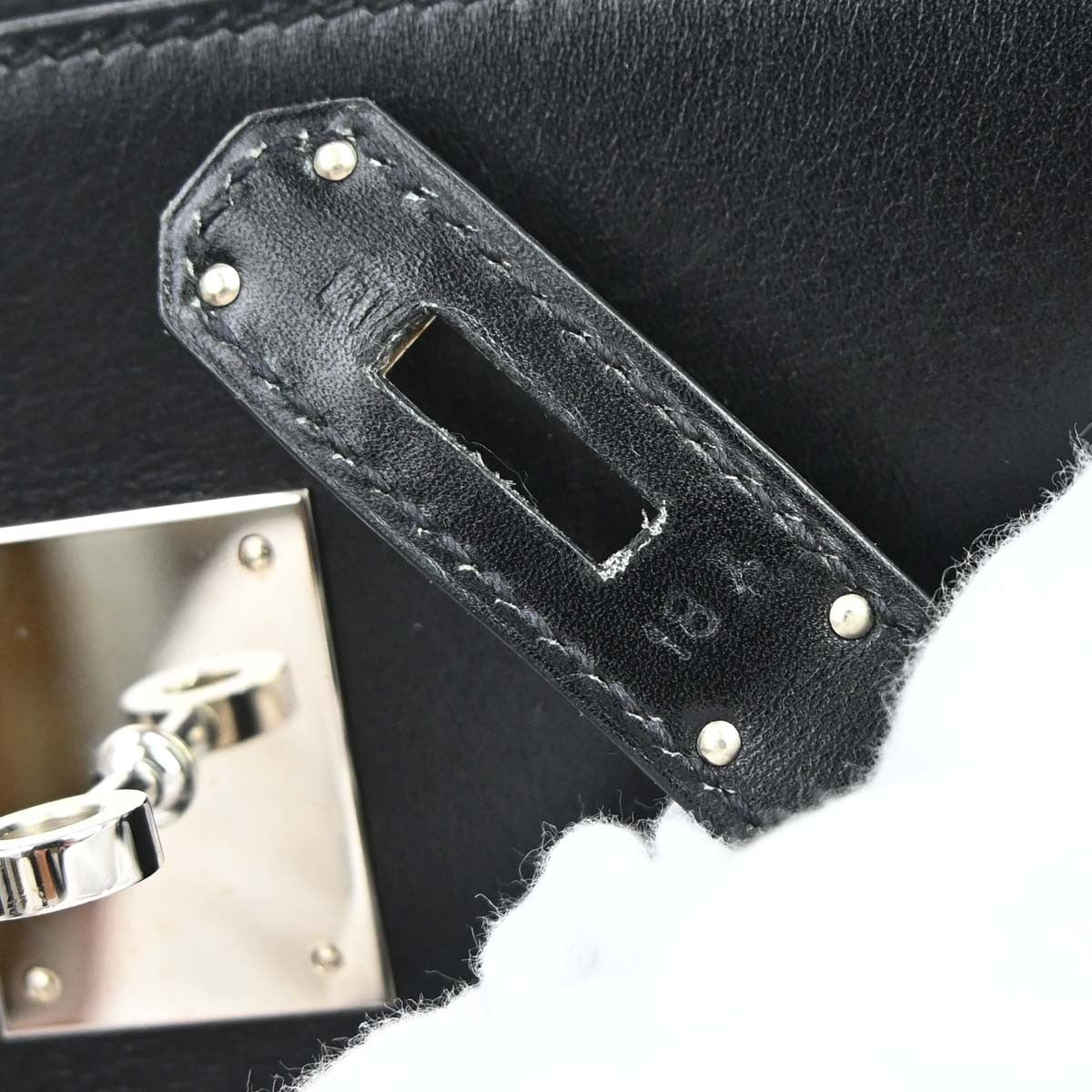 Hermès Black Box Calf Kelly Sport MM Shoulder Bag