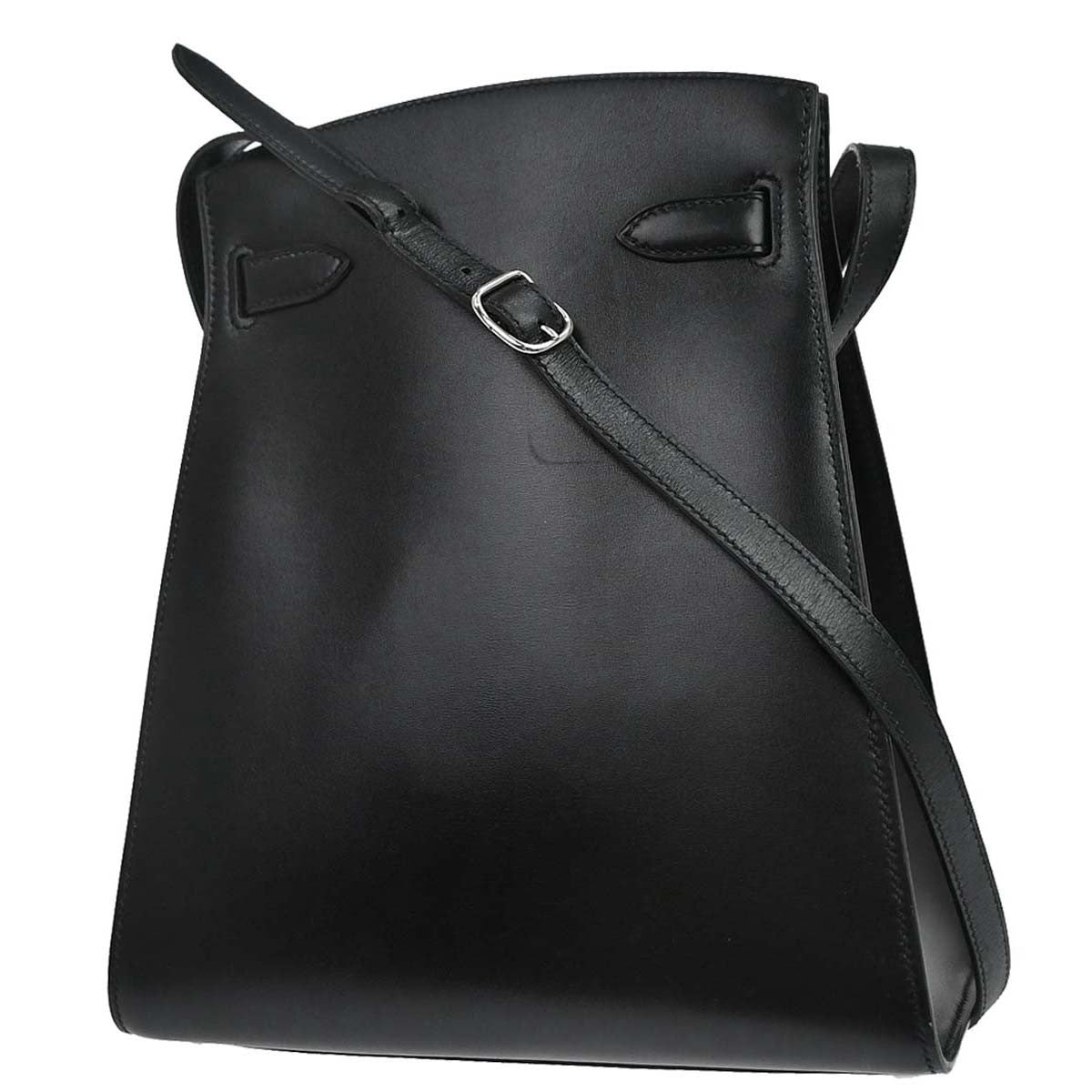 Hermès Black Box Calf Kelly Sport MM Shoulder Bag