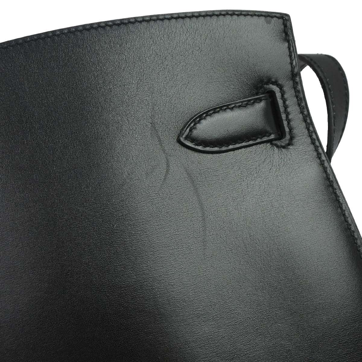 Hermès Black Box Calf Kelly Sport MM Shoulder Bag