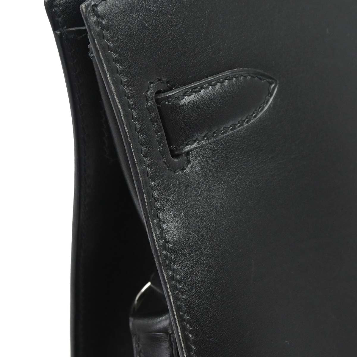 Hermès Black Box Calf Kelly Sport MM Shoulder Bag