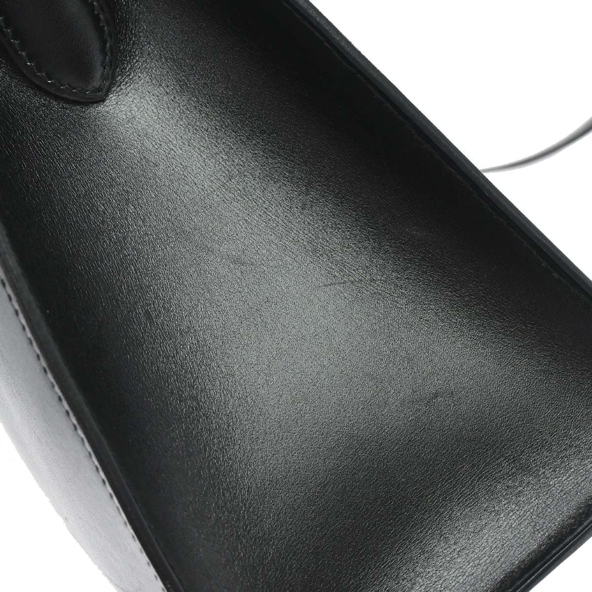 Hermès Black Box Calf Kelly Sport MM Shoulder Bag