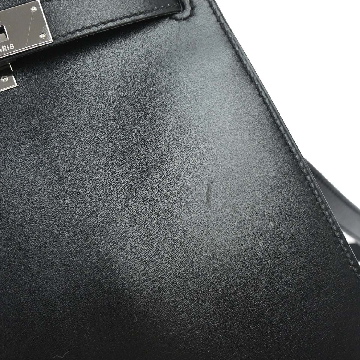 Hermès Black Box Calf Kelly Sport MM Shoulder Bag