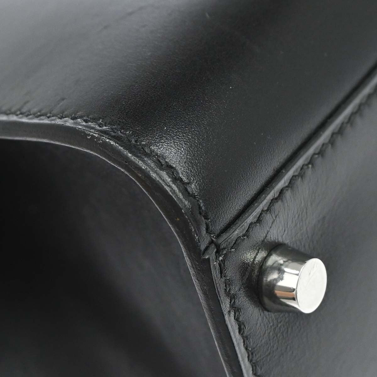 Hermès Black Box Calf Kelly Sport MM Shoulder Bag