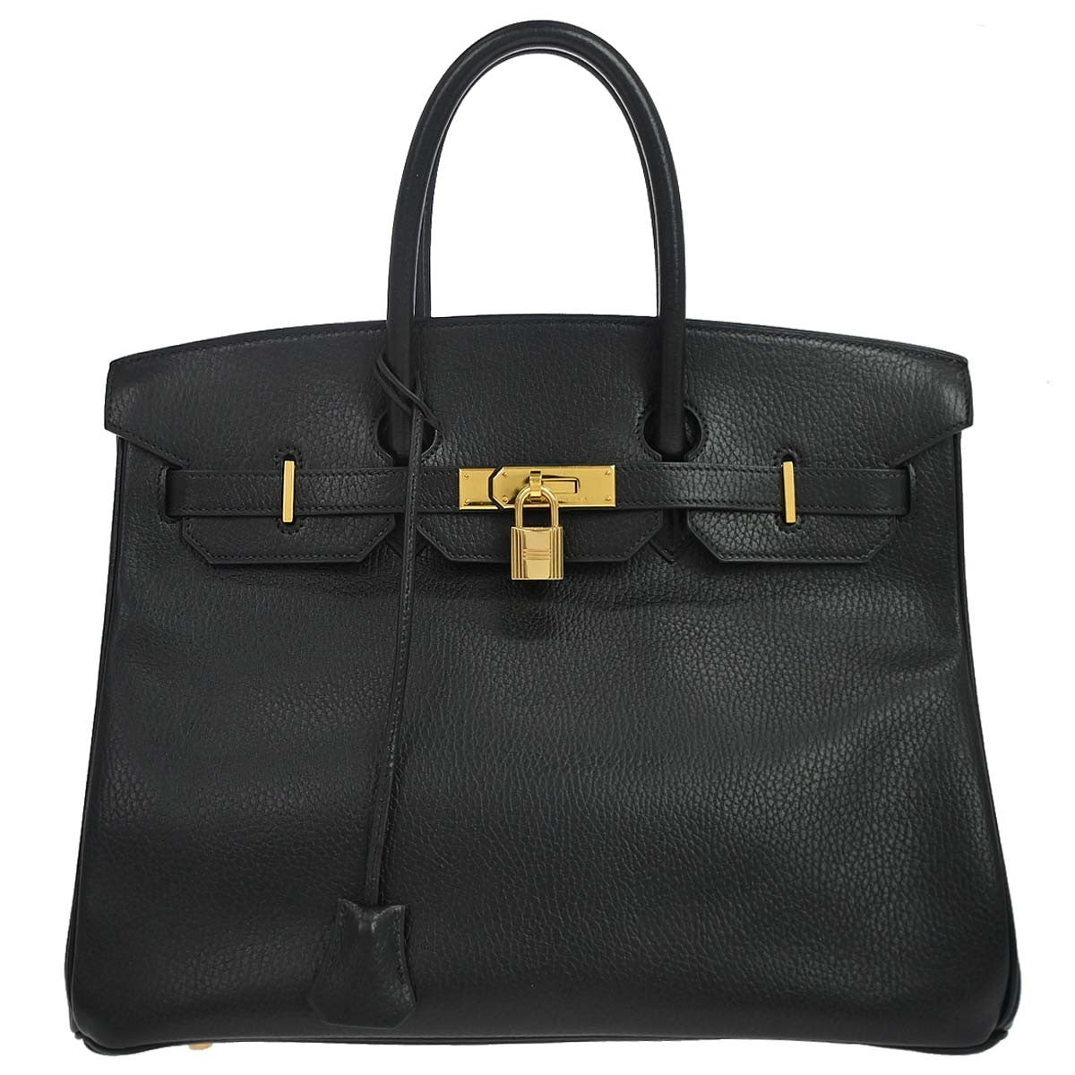 Hermès Black Ardennes Birkin 35 Handbag