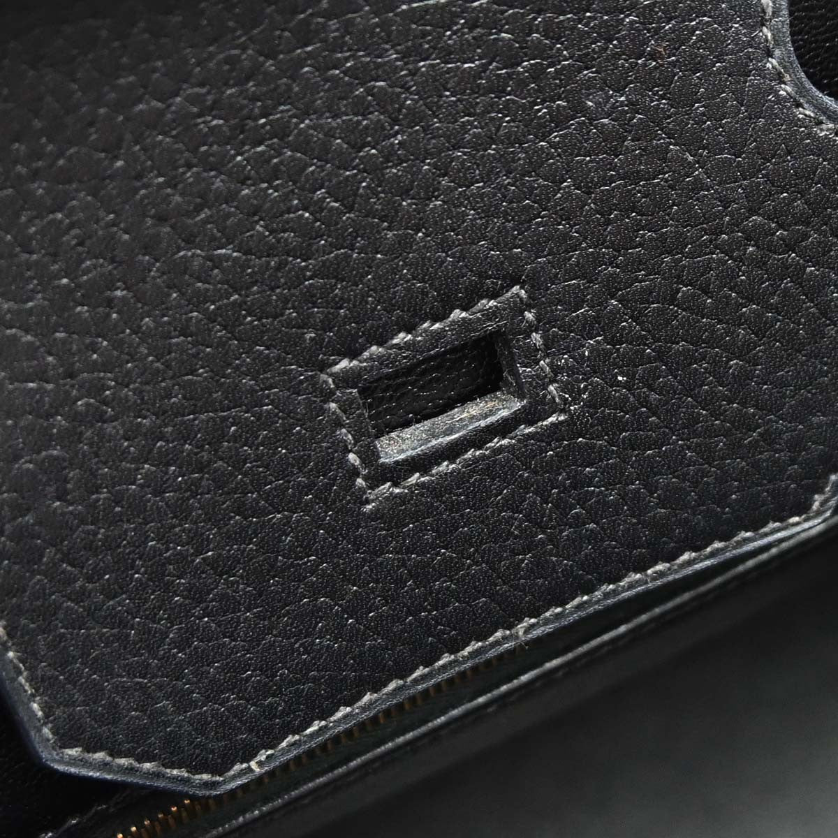 Hermès Black Ardennes Birkin 35 Handbag