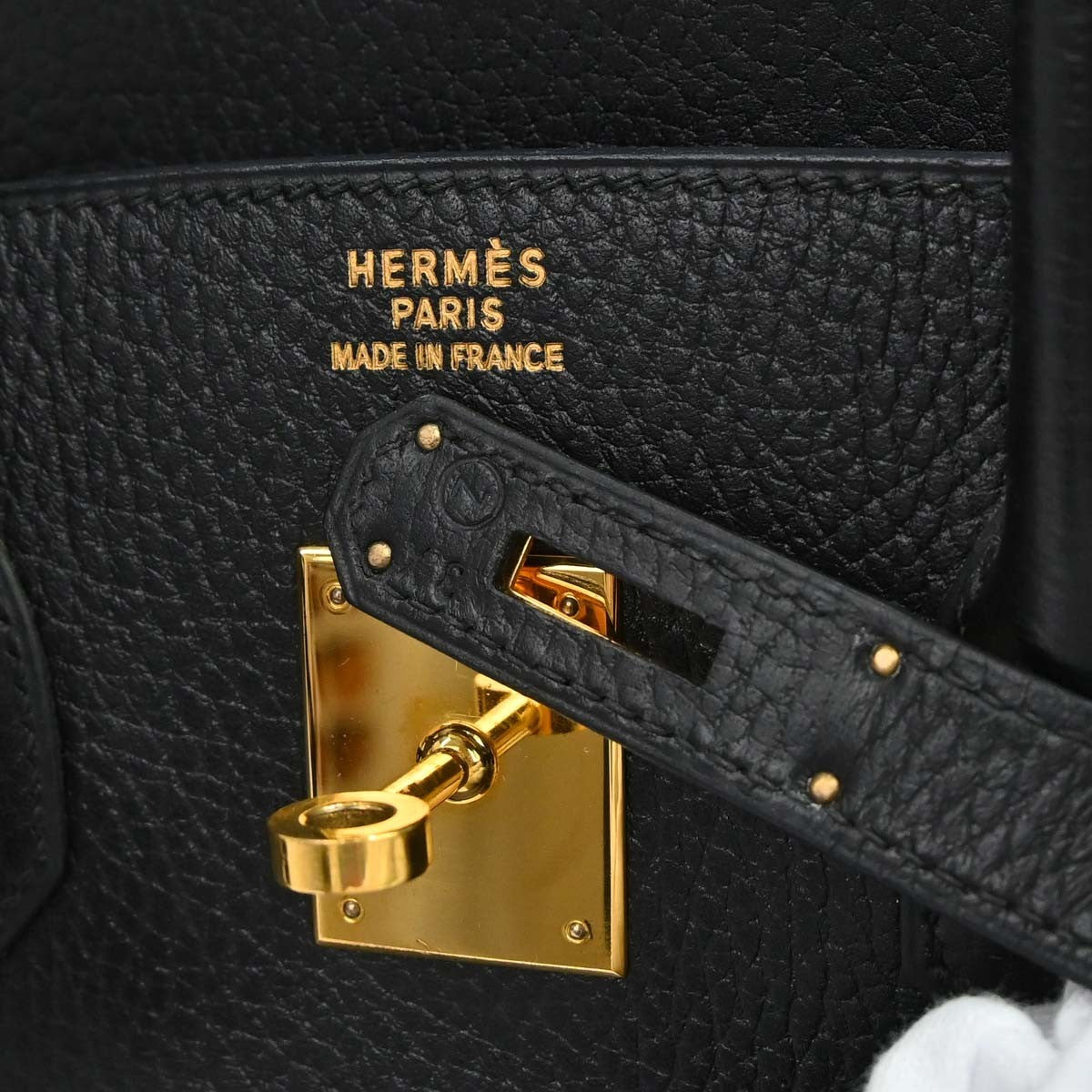 Hermès Black Ardennes Birkin 35 Handbag