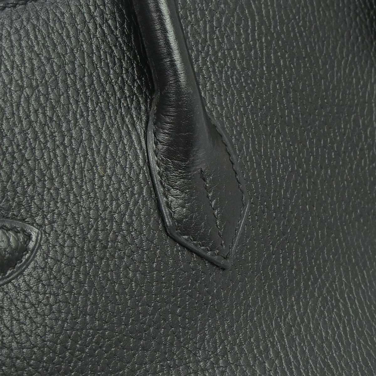 Hermès Black Ardennes Birkin 35 Handbag