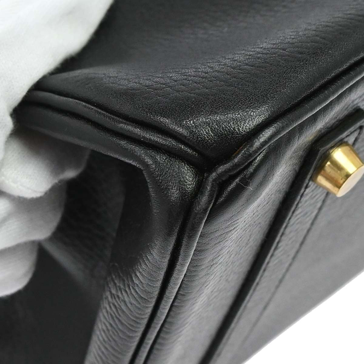Hermès Black Ardennes Birkin 35 Handbag
