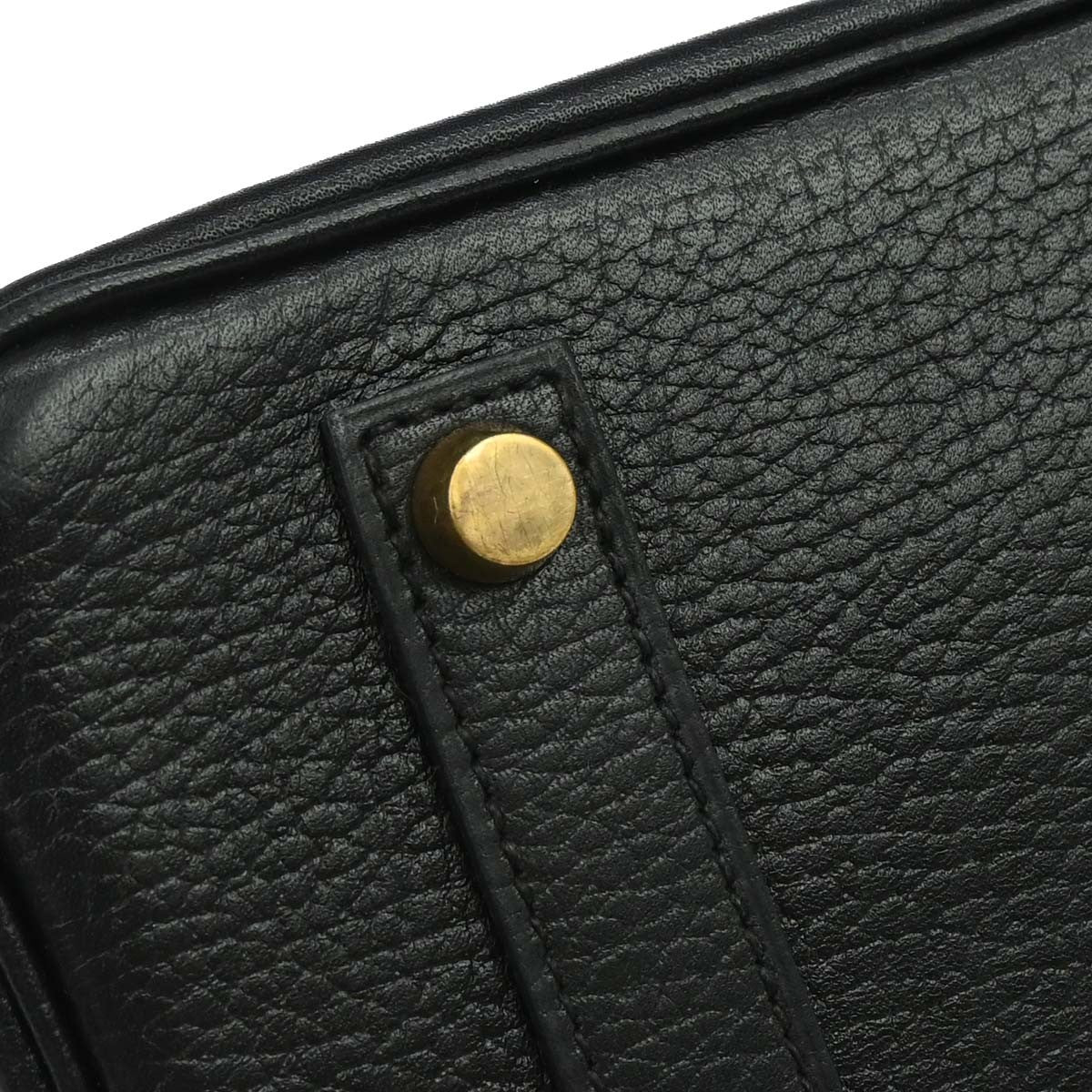 Hermès Black Ardennes Birkin 35 Handbag