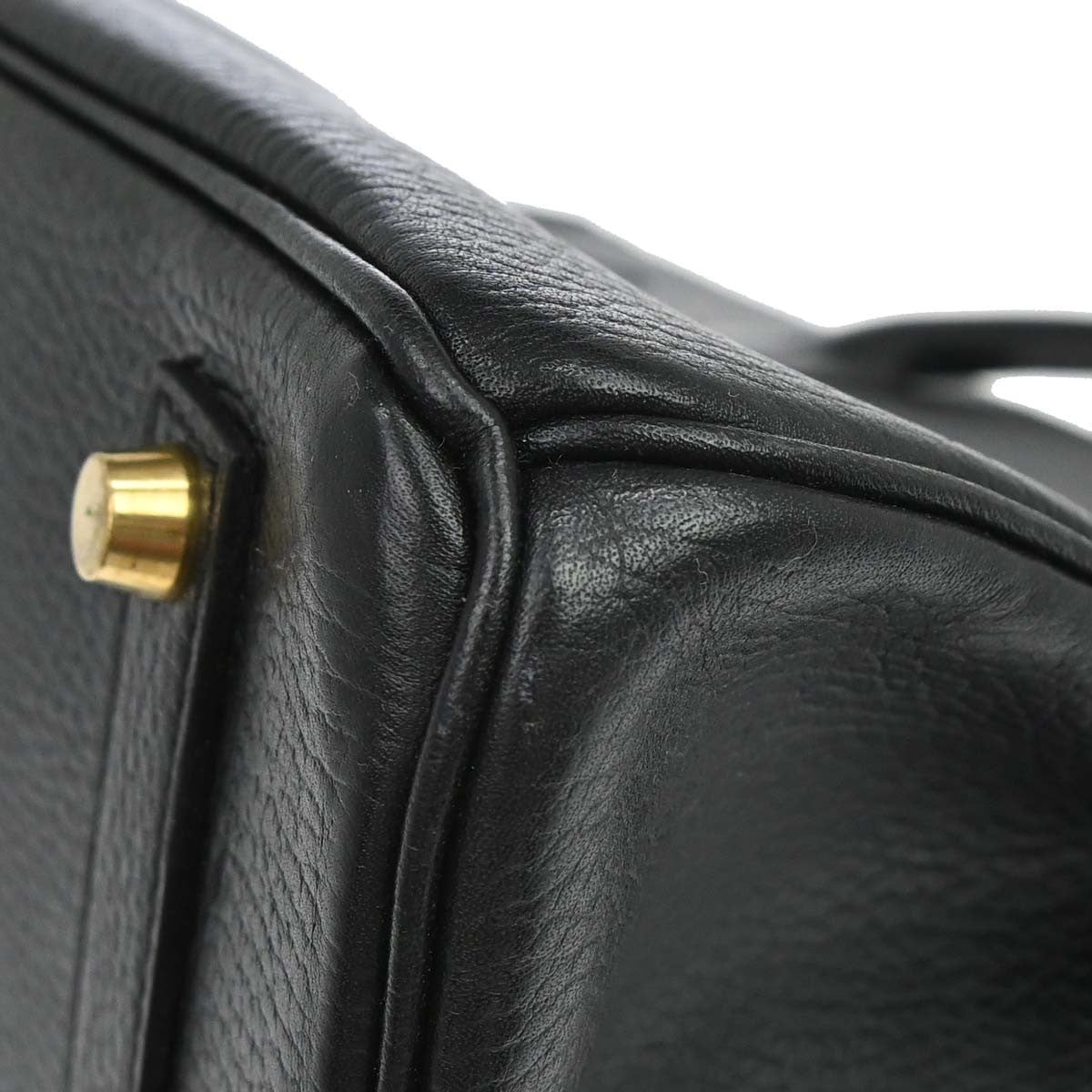 Hermès Black Ardennes Birkin 35 Handbag