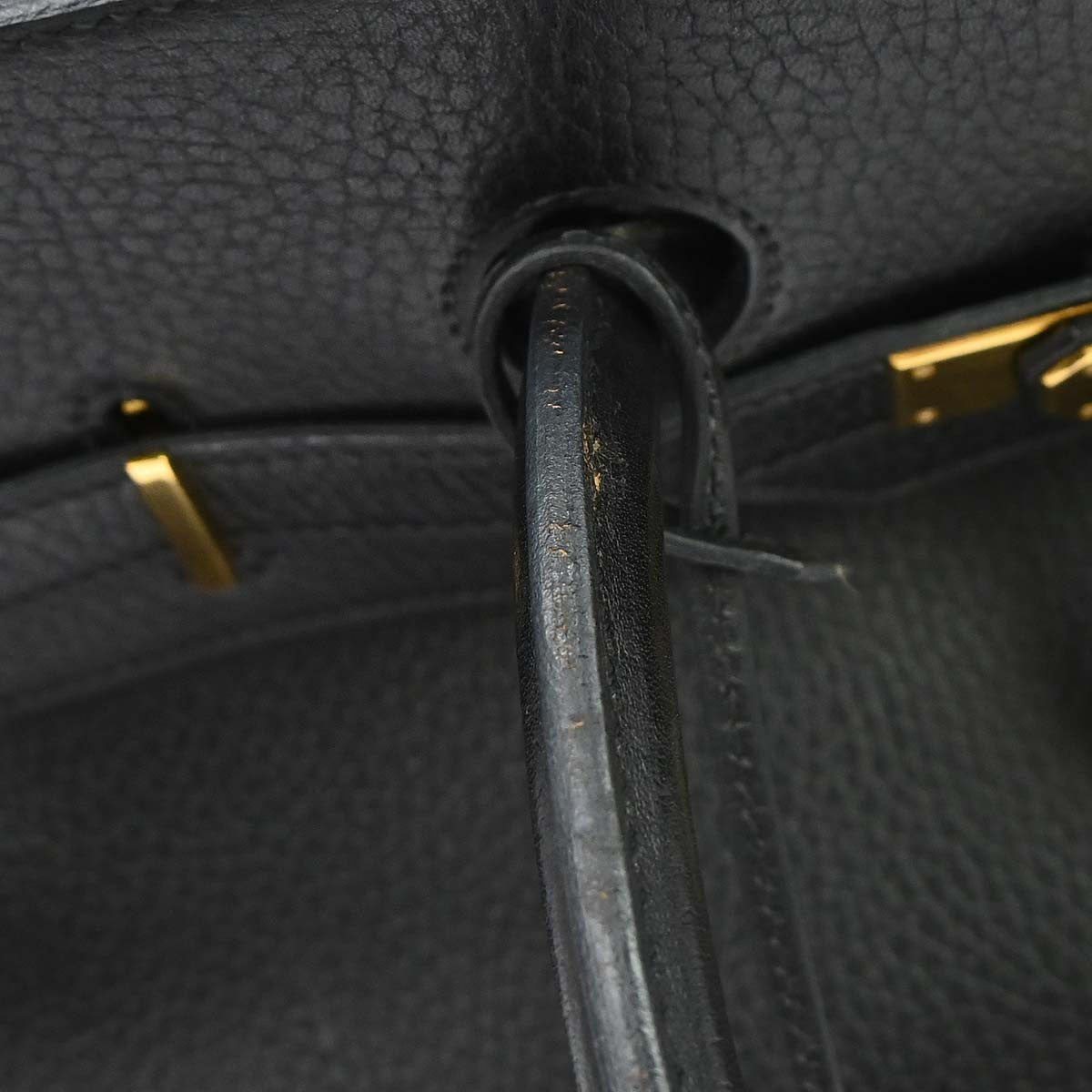 Hermès Black Ardennes Birkin 35 Handbag