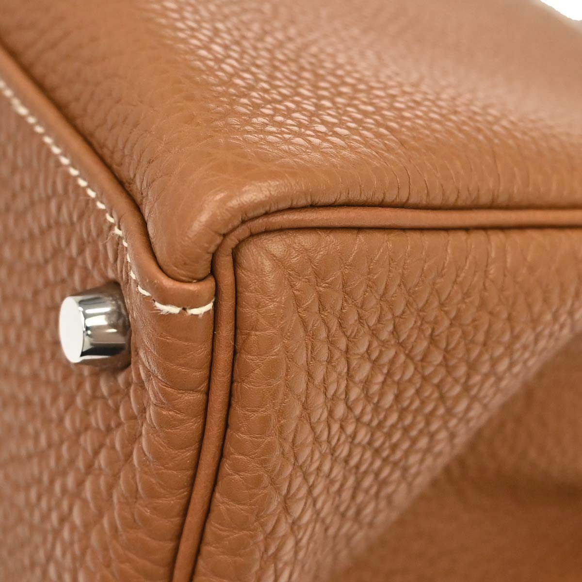 Hermès Gold Togo Kelly 32 Retourne 2way Shoulder Handbag