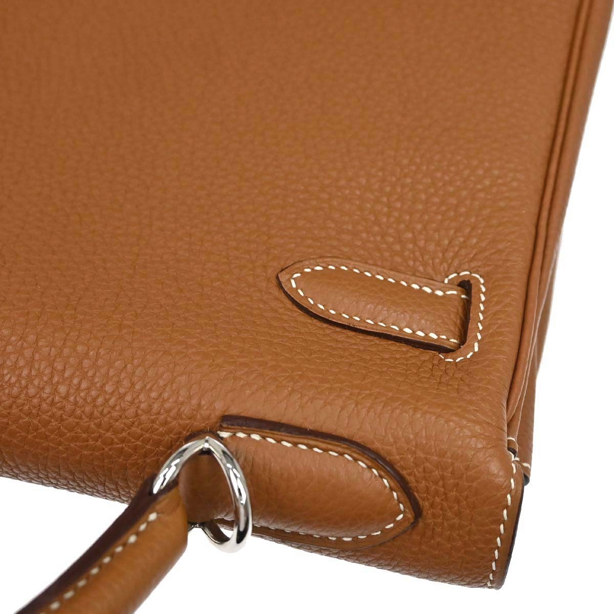 Hermès Gold Togo Kelly 32 Retourne 2way Shoulder Handbag