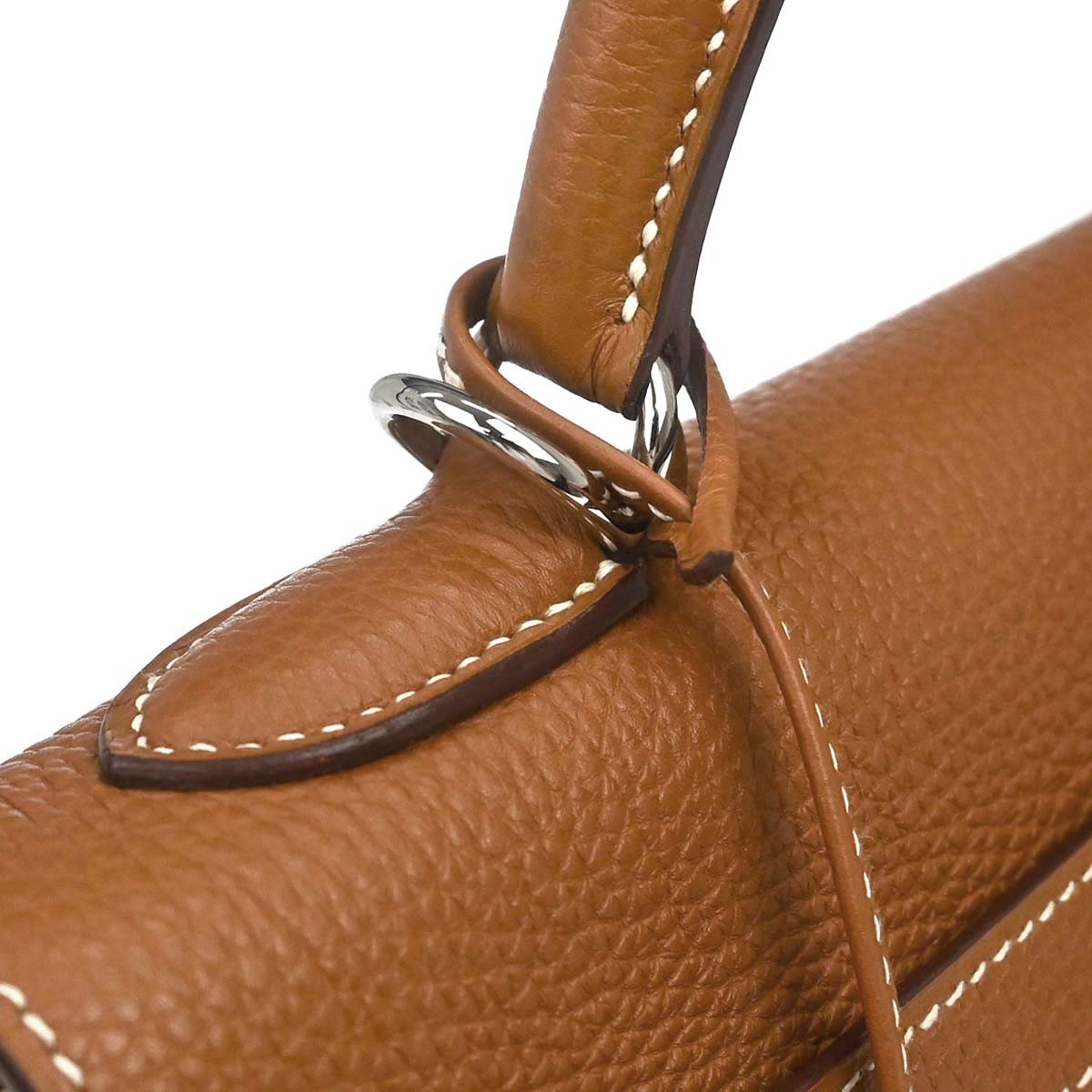 Hermès Gold Togo Kelly 32 Retourne 2way Shoulder Handbag