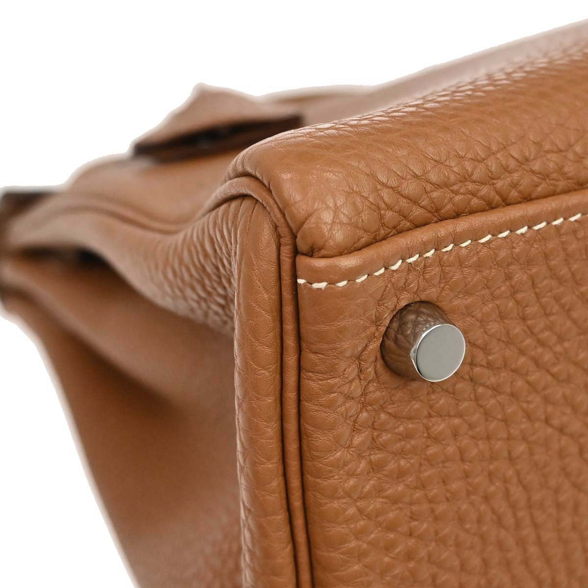 Hermès Gold Togo Kelly 32 Retourne 2way Shoulder Handbag