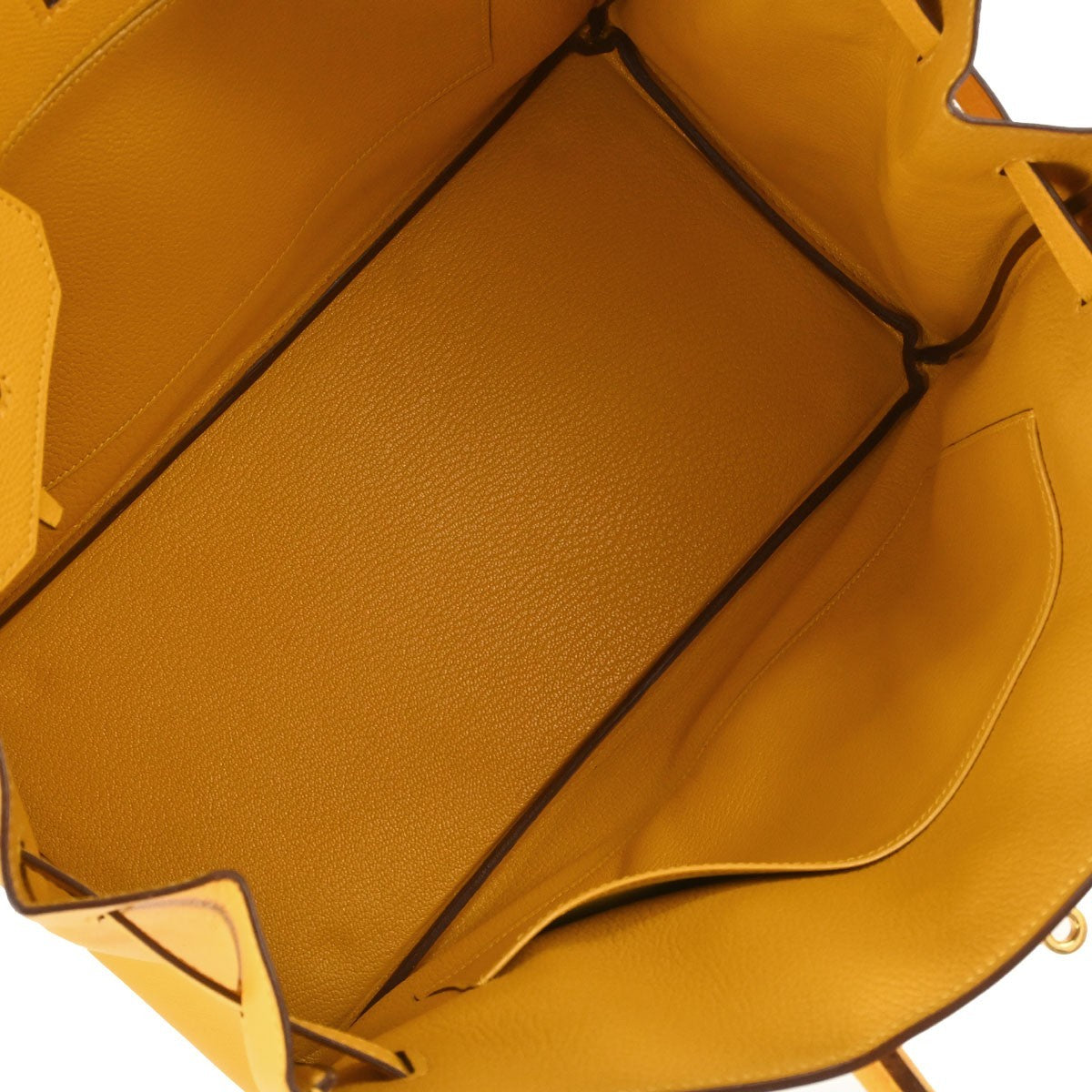 Hermès Jaune Courchevel Birkin 35 Handbag