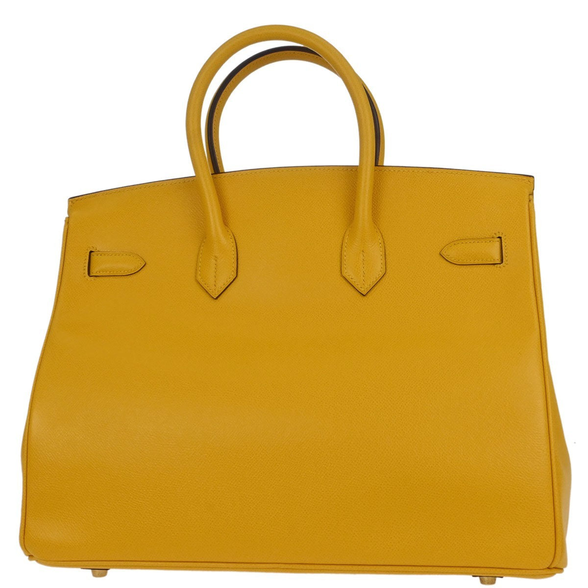 Hermès Jaune Courchevel Birkin 35 Handbag