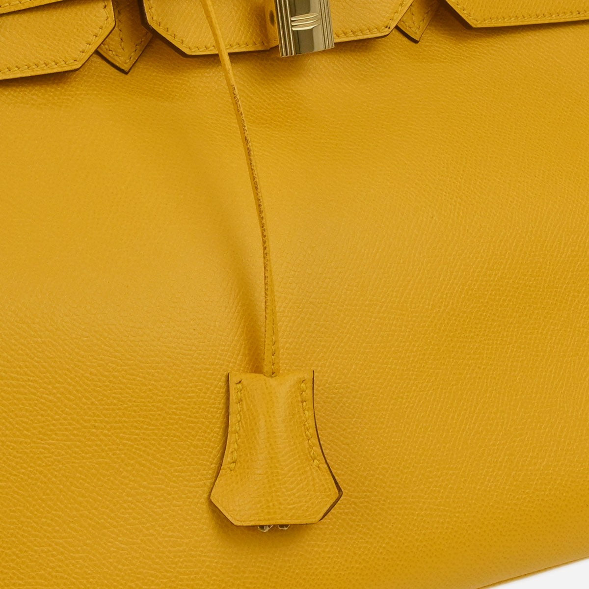 Hermès Jaune Courchevel Birkin 35 Handbag
